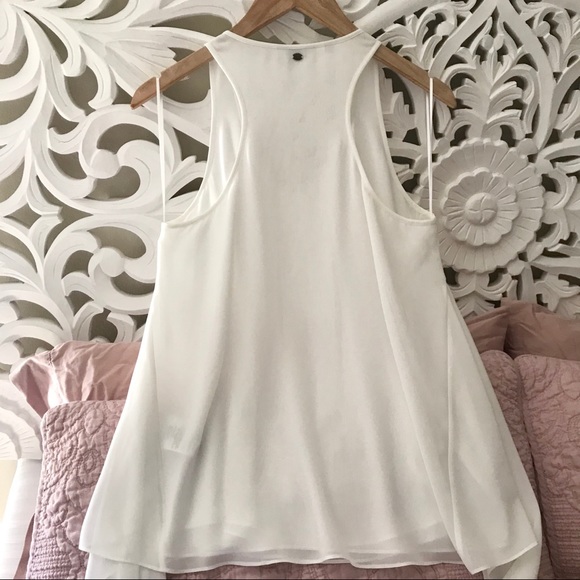 Guess Chiffon Tunic Blouse - Picture 3 of 5